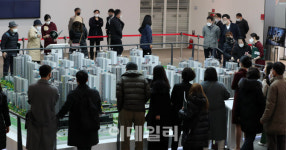 [포토]둔촌주공 재건축 올림픽파크 포레온 6일 1순위 청약