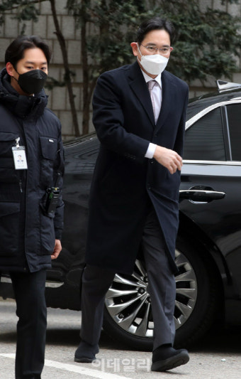 [포토] 공판 출석하는 이재용 삼성전자 회장