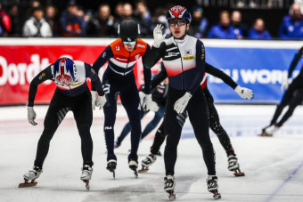 박지원, 쇼트트랙 6차 월드컵 1500m도 금메달…종합 1위 확정적