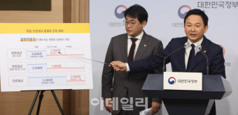 [포토]영종-인천대교 통행료 인하 기자회견하는 원희룡 장관