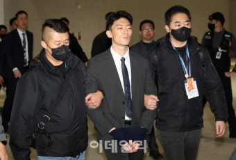 [포토]입국후 마약 혐의로 체포된 전우원