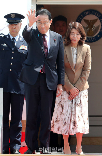 [포토]기시다 일본 총리, '방한 일정 마치고'