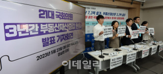 [포토]경실련, 21대 국회의원 3년간 부동산재산 증감 현황 발표 기자회견