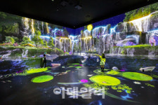 관객 움직임에 반응하는 체험형 미디어 아트, 제주서 첫선