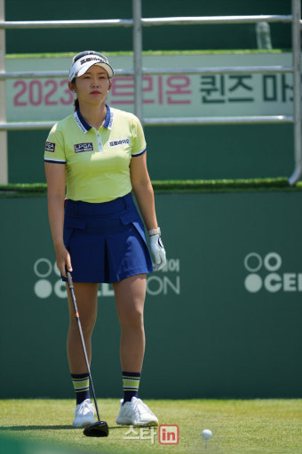 [포토]배소현 '첫 날 상위권을 노려본다'