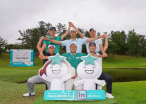 [포토] 하나은행 인비테이셔널 포토콜 별돌이 별송이와 함께