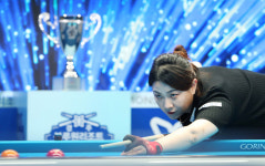 원뱅크샷으로 끝냈다 김민아, 김가영 꺾고 LPBA 2승 달성