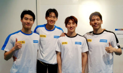 이주호-최동열-김영범-황선우, 男 혼계영 400m 한국新 수립