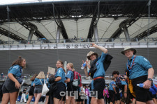 [포토]K-팝 슈퍼라이브가 열리는 서울월드컵경기장