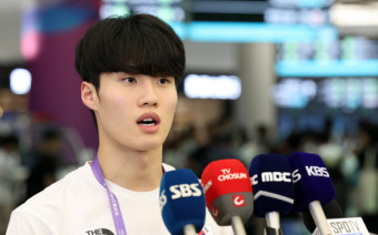 황선우·이호준, 자유형 100m 예선부터 우승 후보 판잔러와 한 조 [아시안게임]