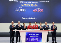 두산로보틱스 상장…
