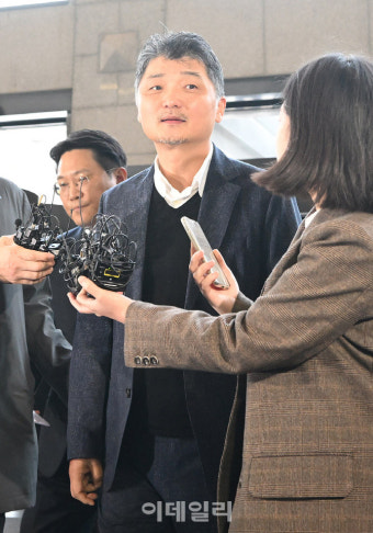 [포토]`SM 시세조종 의혹` 카카오 김범수 금감원 소환