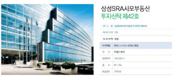 삼성SRA일반사모부동산투자신탁제109호 | '텅 빈' 파리 뤼미에르 유동화증권 70억, 이달 30일 만기
