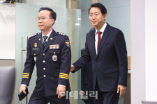[포토]함께 참석하는 오세훈 시장-김광호 서울경찰청장