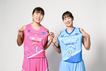 '팬투표 1·2위' 박지현-신지현, WKBL 올스타전 유니폼 모델 변신