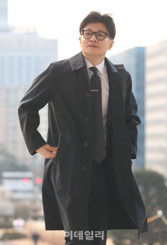 [포토]국회 출근하는 한동훈 비대위원장