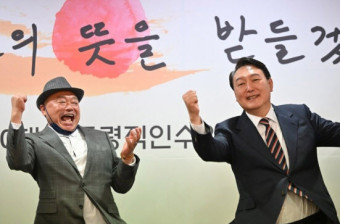 ‘尹 공개 지지’ 김흥국 “한동훈과 이번 총선에 다니고 싶어”