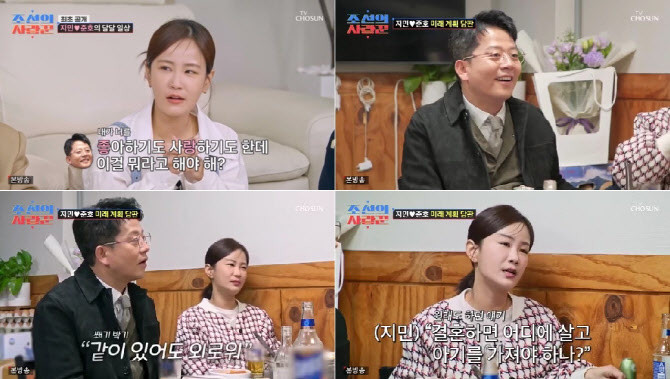 조선의 사랑꾼 김준호-김지민, 서로에게 선사한 눈물 겨울 이벤트