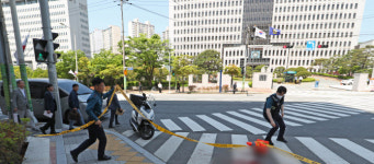 부산지법 앞 흉기 살해 유튜버, 라이브 방송하던 피해자 공격