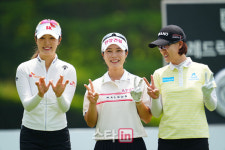 [포토]김재희,전예성,최은우 그냥 브이로 하면 어때