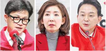 나경원·한동훈·원희룡, 오늘 오후 차례로 당대표 출마 선언