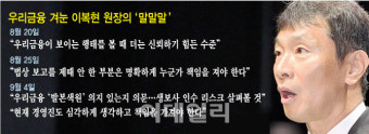 이복현의 직격…“손태승 전 회장 부당대출, 우리금융 경영진 책임”