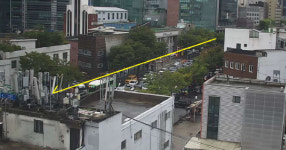 서울 성동세무서 앞서 8중 추돌 사고…3명 경상