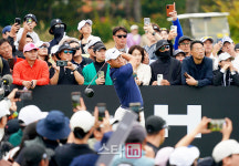 [포토] 김주형 '수많은 팬들과 함께 우승에 도전합니다'