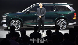 [포토]디 올 뉴 팰리세이드 소개하는 송현 현대차 현대내장디자인실 상무