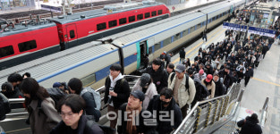 [포토]아쉬움 안고 다시 일상으로…연휴 마지막 날 서울역