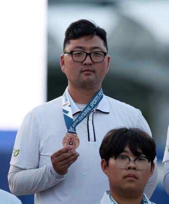;파리올림픽 양궁 3관왕' 김우진, 대한체육회 체육상 대상 받는다