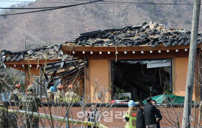 포천 지역 비행기 오폭 사고, 조종사의 좌표 입력 실수로 발생