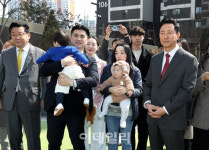 에소이스트롯데 | [포토] 오세훈 시장, 롯데캐슬 이스트폴 방문