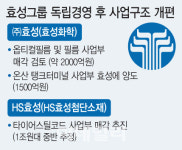 독립경영 효성, 사업구조 개편 잰걸음