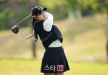 [골프in포토]박혜준,시원한 연습 스윙