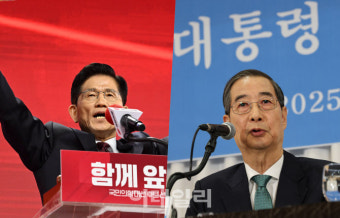 드디어 만나는 김문수·한덕수…단일화 담판 짓나