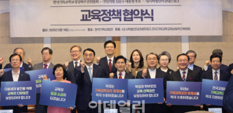 [포토]김문수 국민의힘 대선후보, 교육정책협약식 참석