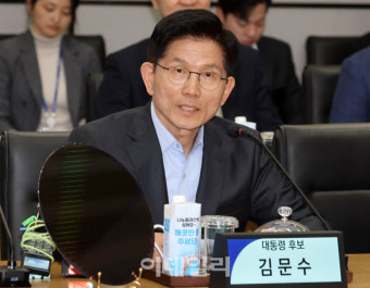 [포토]김문수, 평택 삼성전자 방문