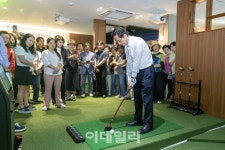 [포토] 영등포구, 실내 파크골프장 개장식