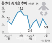 '응애응애' 13개월 연속 커졌다…7월 출생아수 4년만에 최다