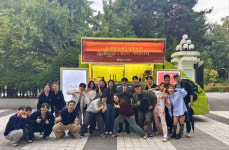 동아방송예술대학교, 김상교 총장 창작 뮤지컬 레드북 응원