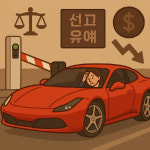페라리 모는 30대女, 37차례 주차요금 안 낸 방법이