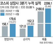 반도체가 끌고 금융이 밀었다…상장사 3분기 호실적(종합)