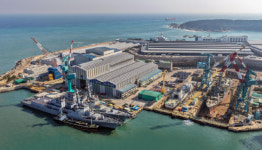 정조대왕급 3척 한자리에…HD현대重  이지스함의 날 지정