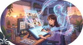 AI는 창작의 민주화 이끌 도구… 웹툰 제작 패러다임 바뀐다