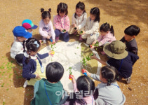 [포토] 마포구, 유아숲 체험원 운영