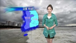 볼라벤 영향…많은 비와 강한바람 주의!