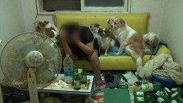 ‘개집에 사는 여자’ 충격적인 실태 고발!