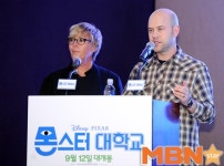 [MBN포토] 한국 찾은 `몬스터 대학교` 댄 스캔론 감독-코리 라이 프로듀서