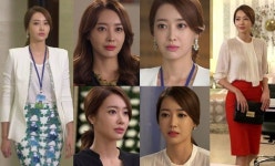 왕지혜, ‘수상한 가정부’ 럭셔리 오피스룩 고혹미 ‘물씬’